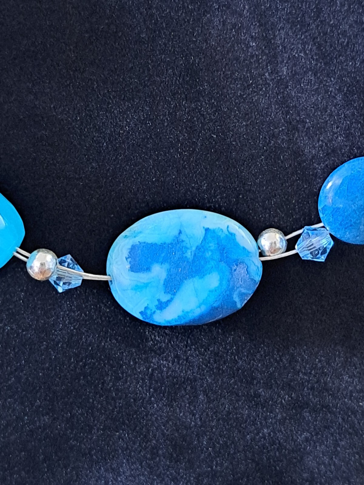 Sterling Silver Beaded Necklace