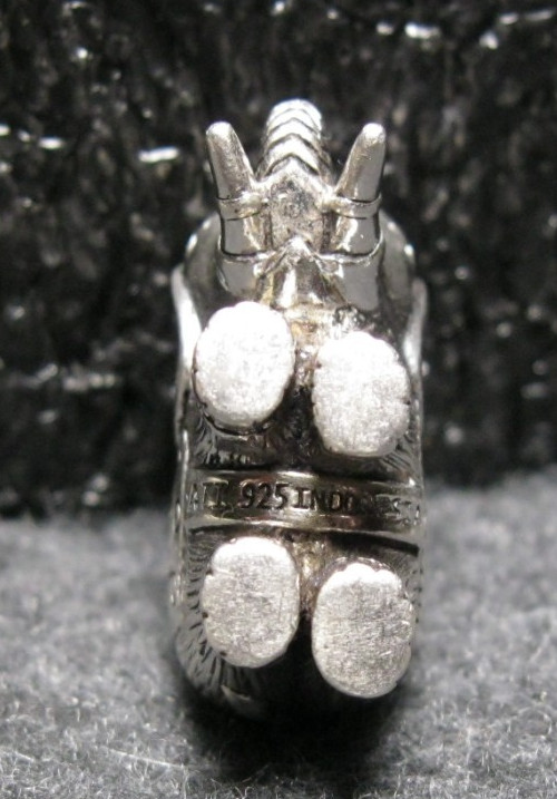 925 Elephant 3D Charm Pendant ATI Indonesia Solid Silver – VERY NICE