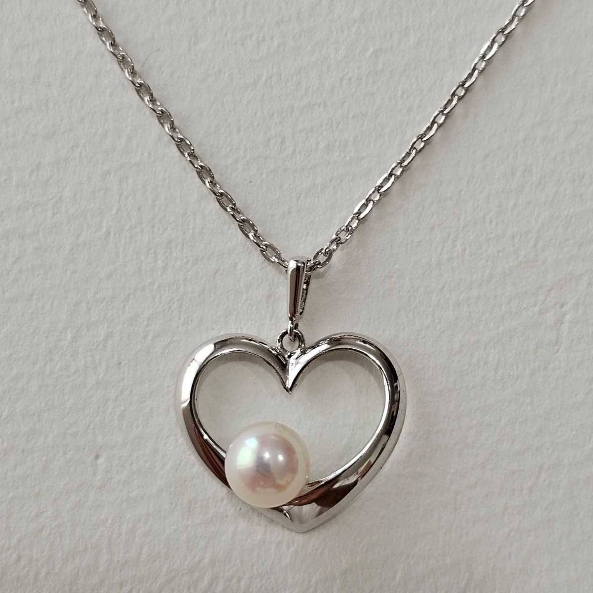 ⭐ Mikimoto Akoya Pearl Necklace 6mm 925 Sterling Silver –Vintage Japan – Elegant