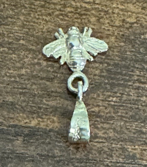 Gorgeous Sterling Silver Small Bumblebee Pendant For Adult & Child Marked