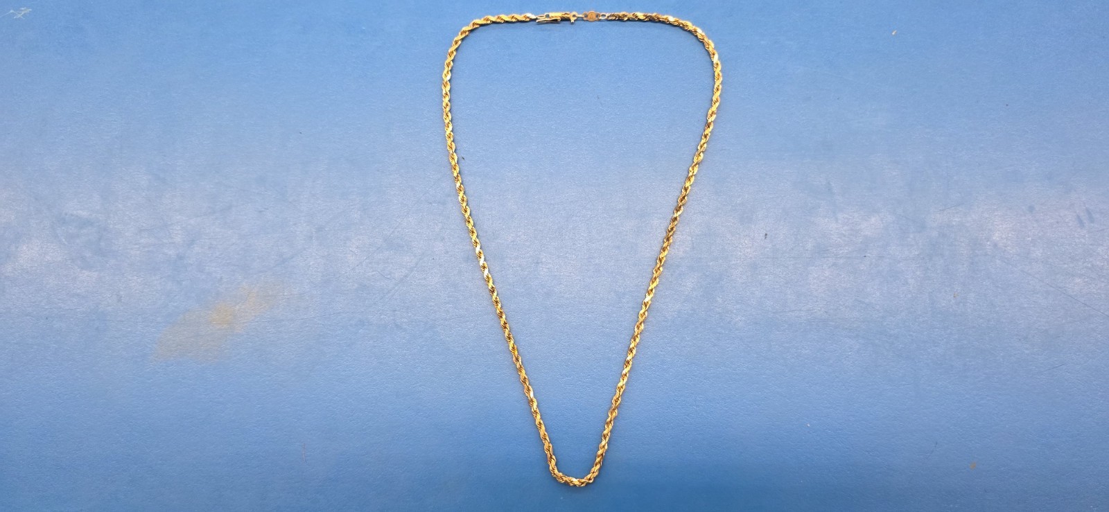 10K Yellow Gold Braided Necklace 5.7 Grams ~19in. In Length