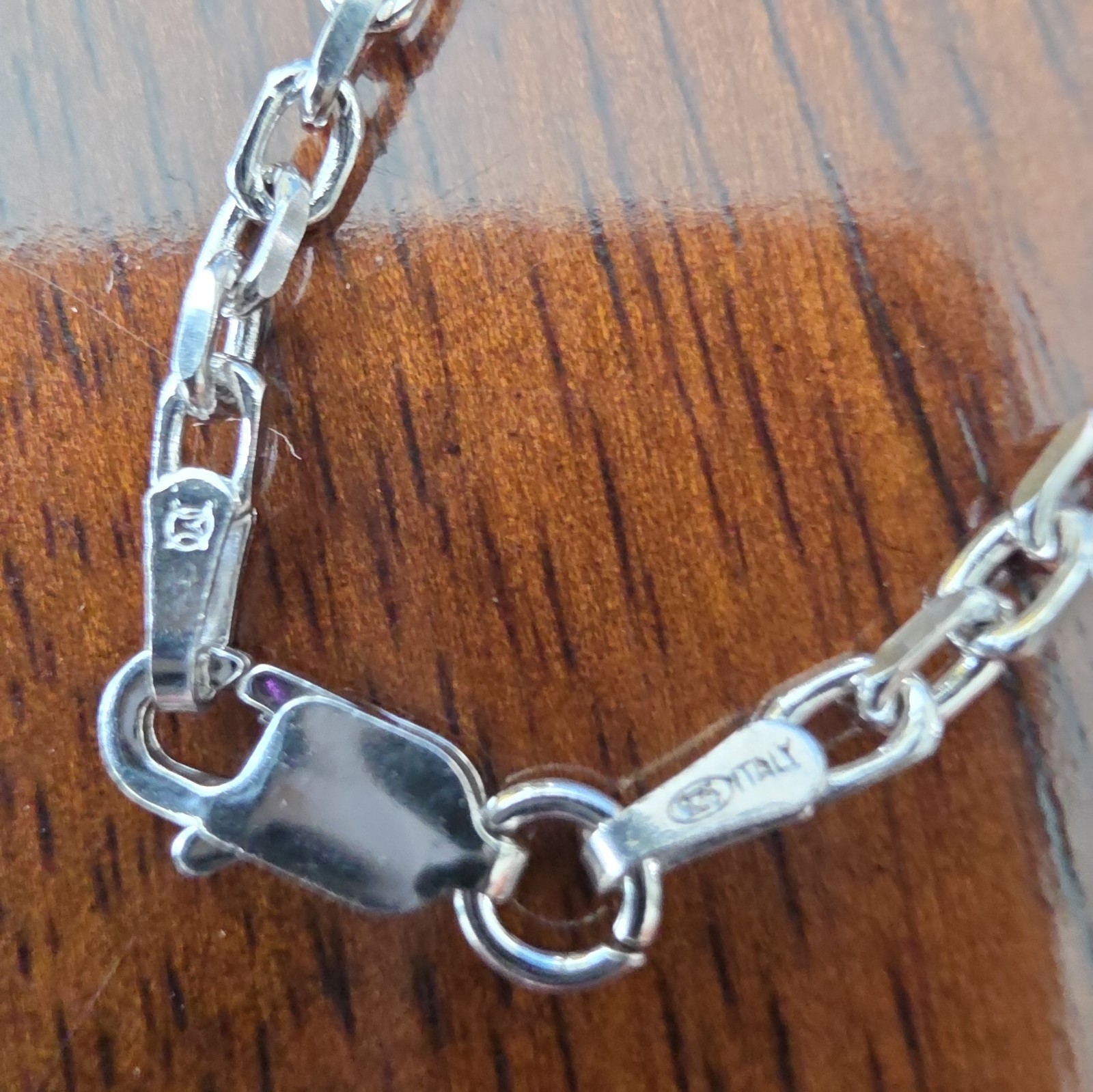 925 Sterling Silver Solid Cable Link Chain 2.4mm 18inch