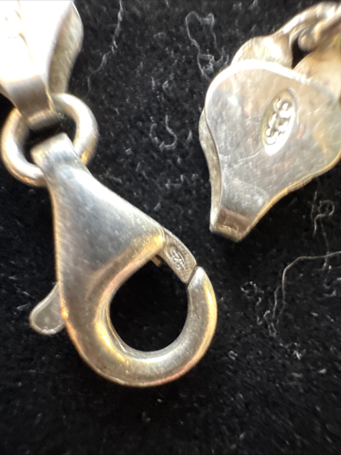 Sterling Silver 20”Sparkle Chain Italian Made Signed Very Light