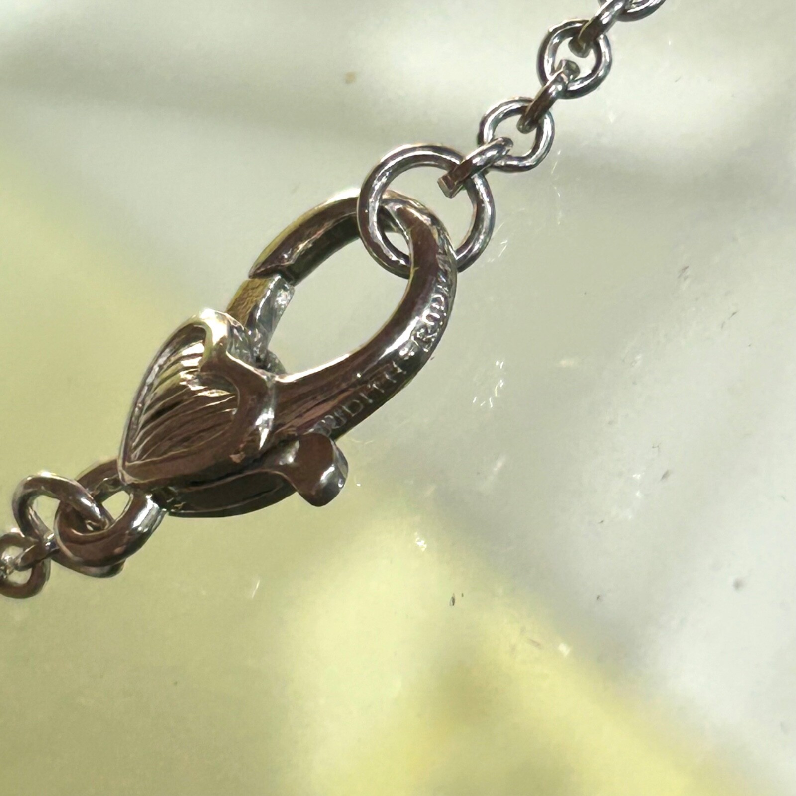 Judith Ripka Sterling Silver Floating Stones by the Yard Necklace 36in or 18 New