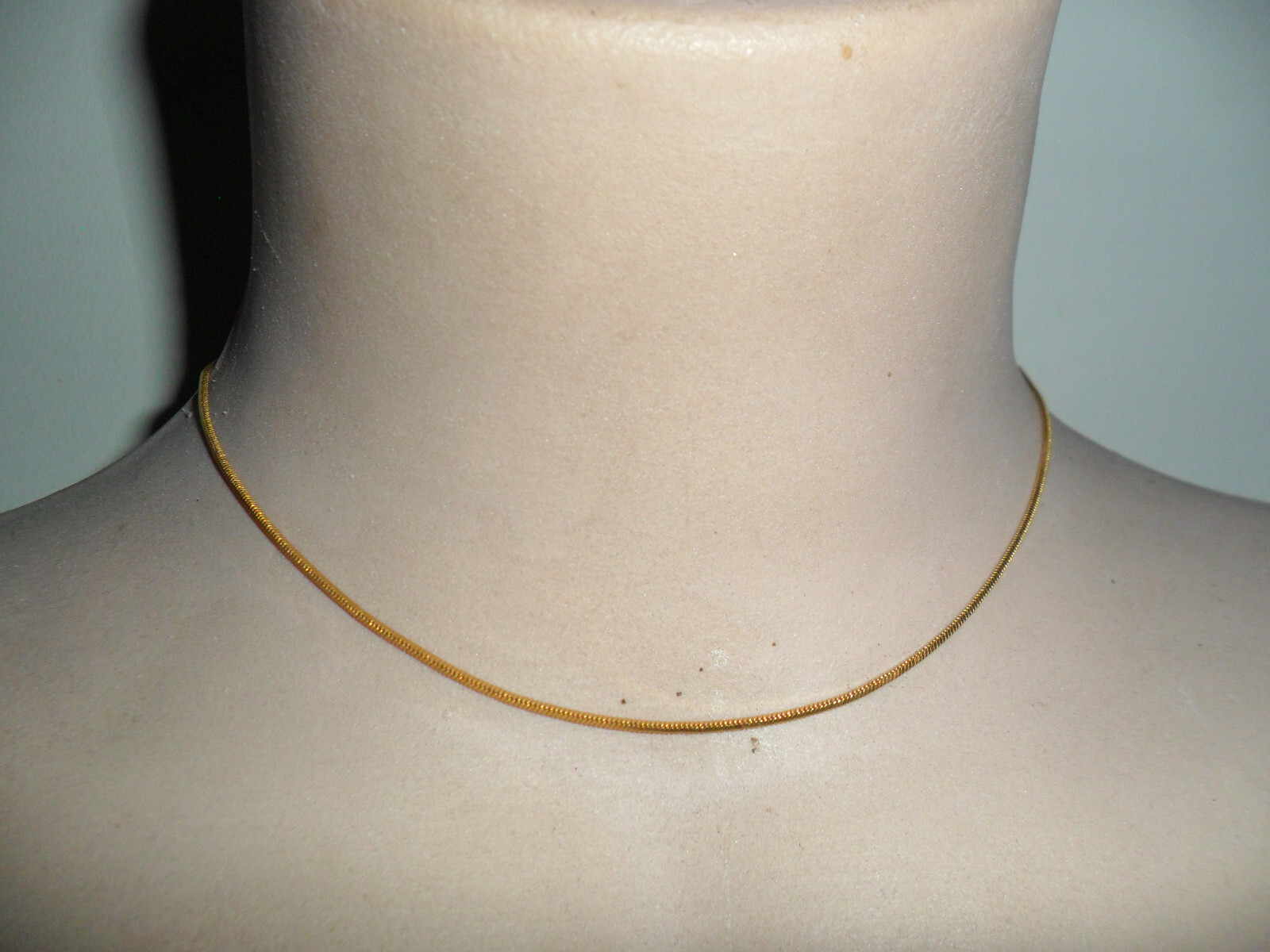 Frey Wille FREYWILLE Square Snake Chain 24K Gold plated 39 cm Made Germany NEW