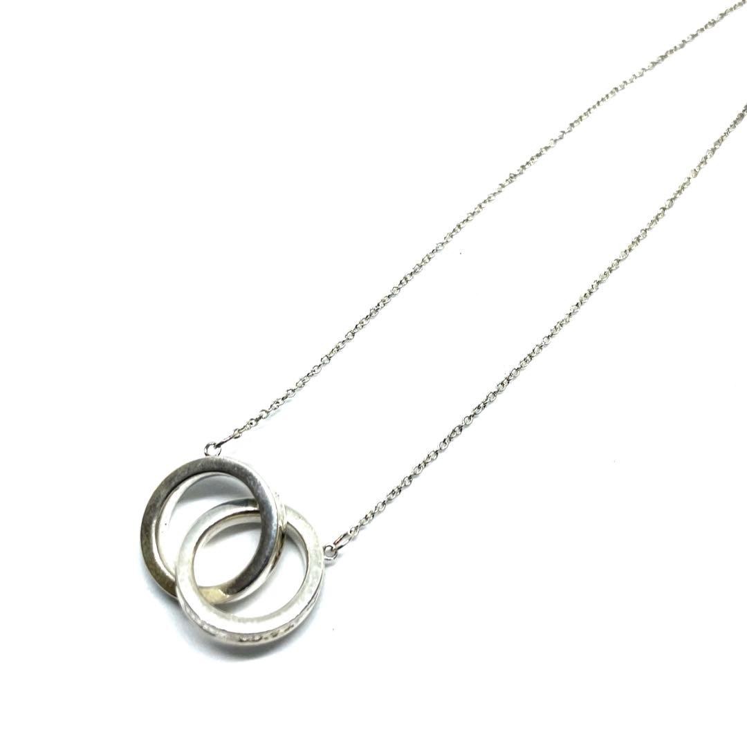 Tiffany & Co. Double Loop Necklace Silver 925 Unisex Pre-Owned