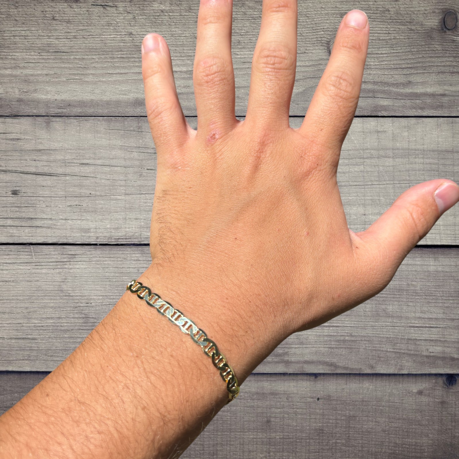 5mm Mariner Link Bracelet – Real Solid 925 Sterling Silver Or 14k Gold Vermeil