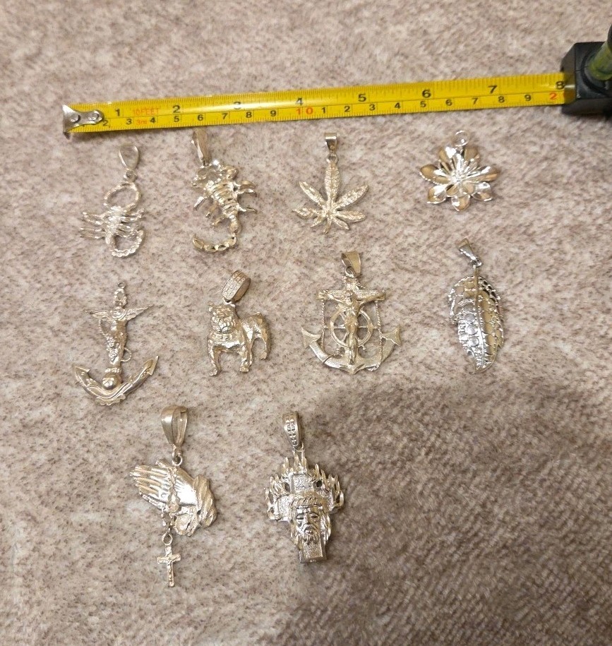 925 Solid Sterling Silver Pendant Choose Any ( 1 )