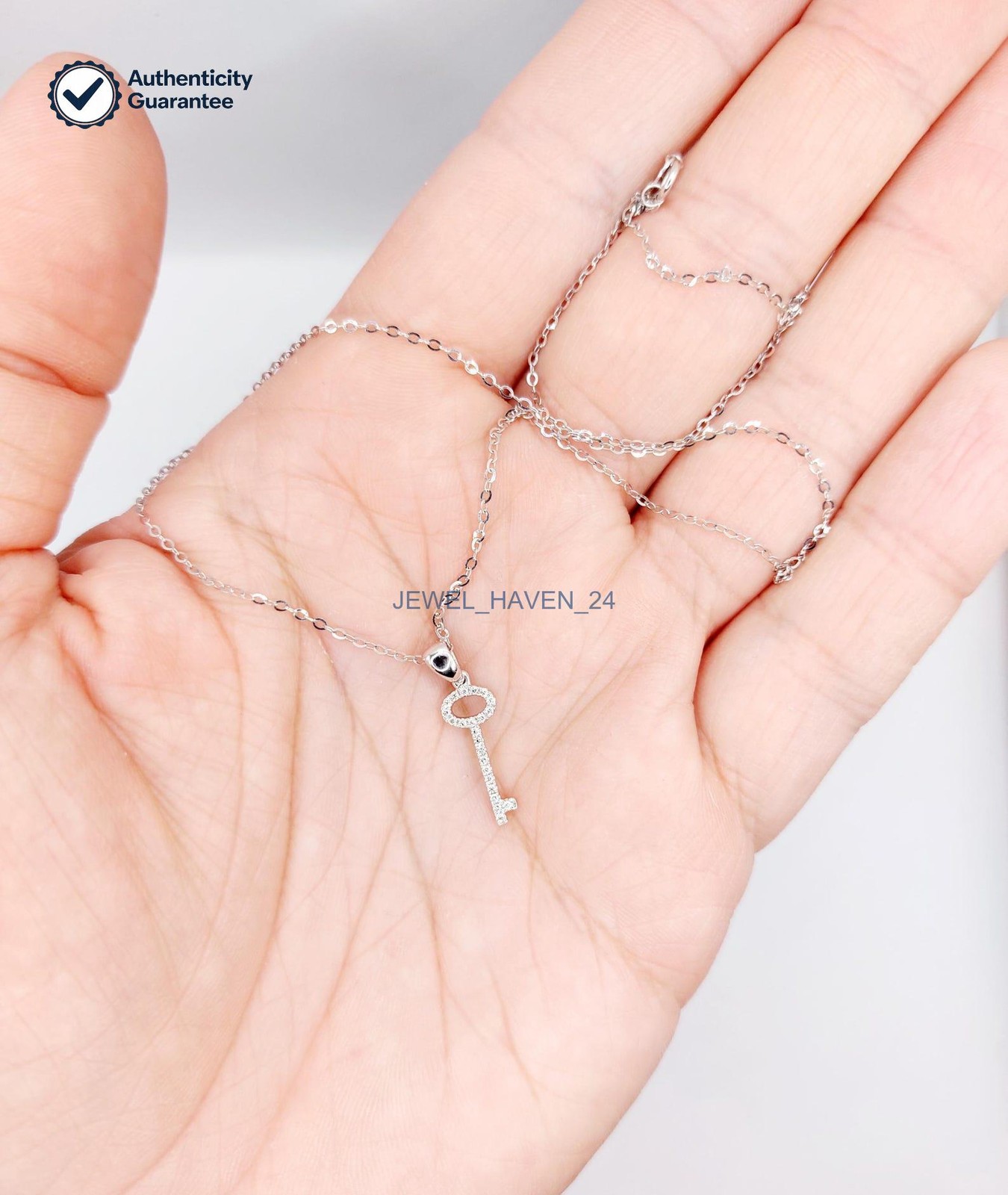 Round Natural Diamond Statement Fine Chain Proposal Sister Necklace 14K Gold