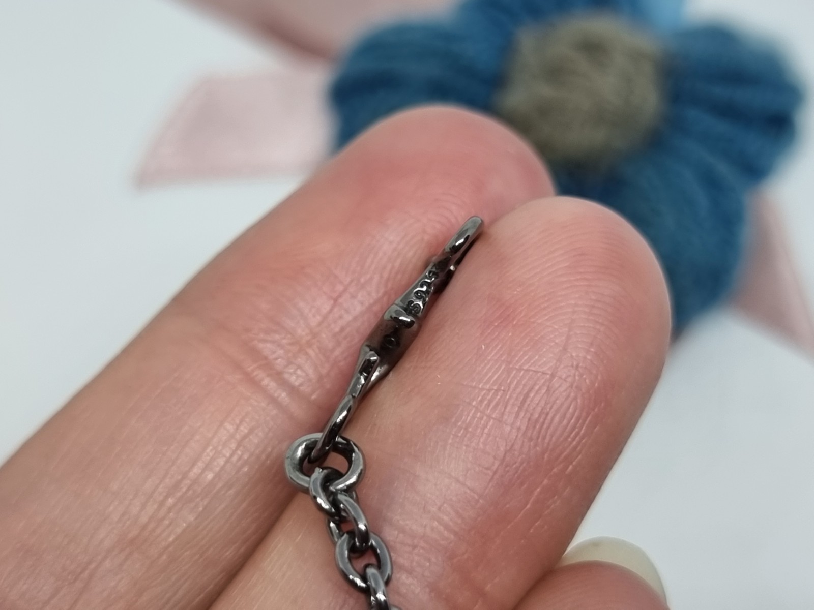 NEW Genuine Pandora Oxidised Silver Open Ends Cable Chain With S Hook 53cm BOXED