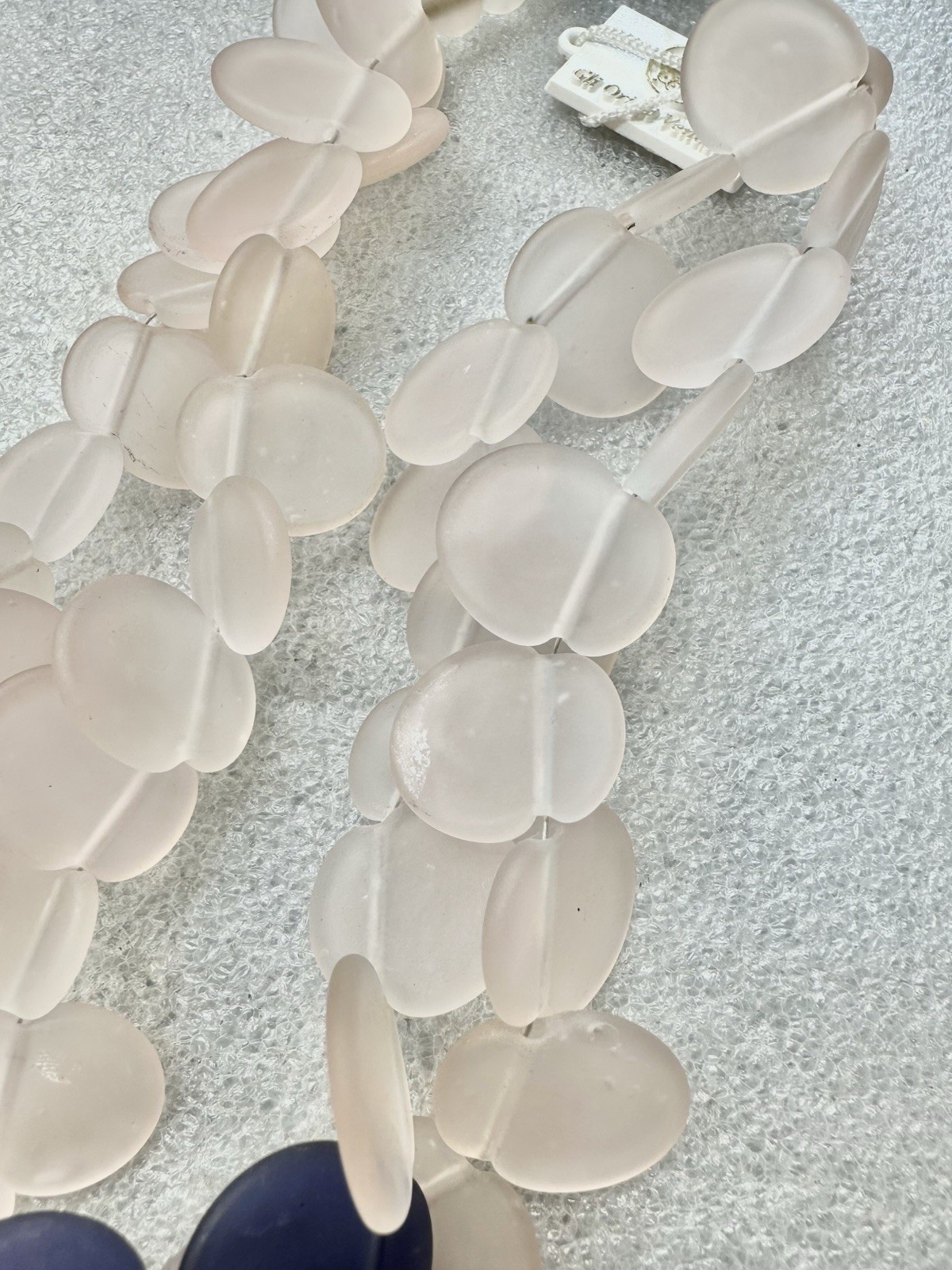 2015 Season NWT GLI ORI DI VENEZIA .925 Italy Murano Petal 20” Necklace