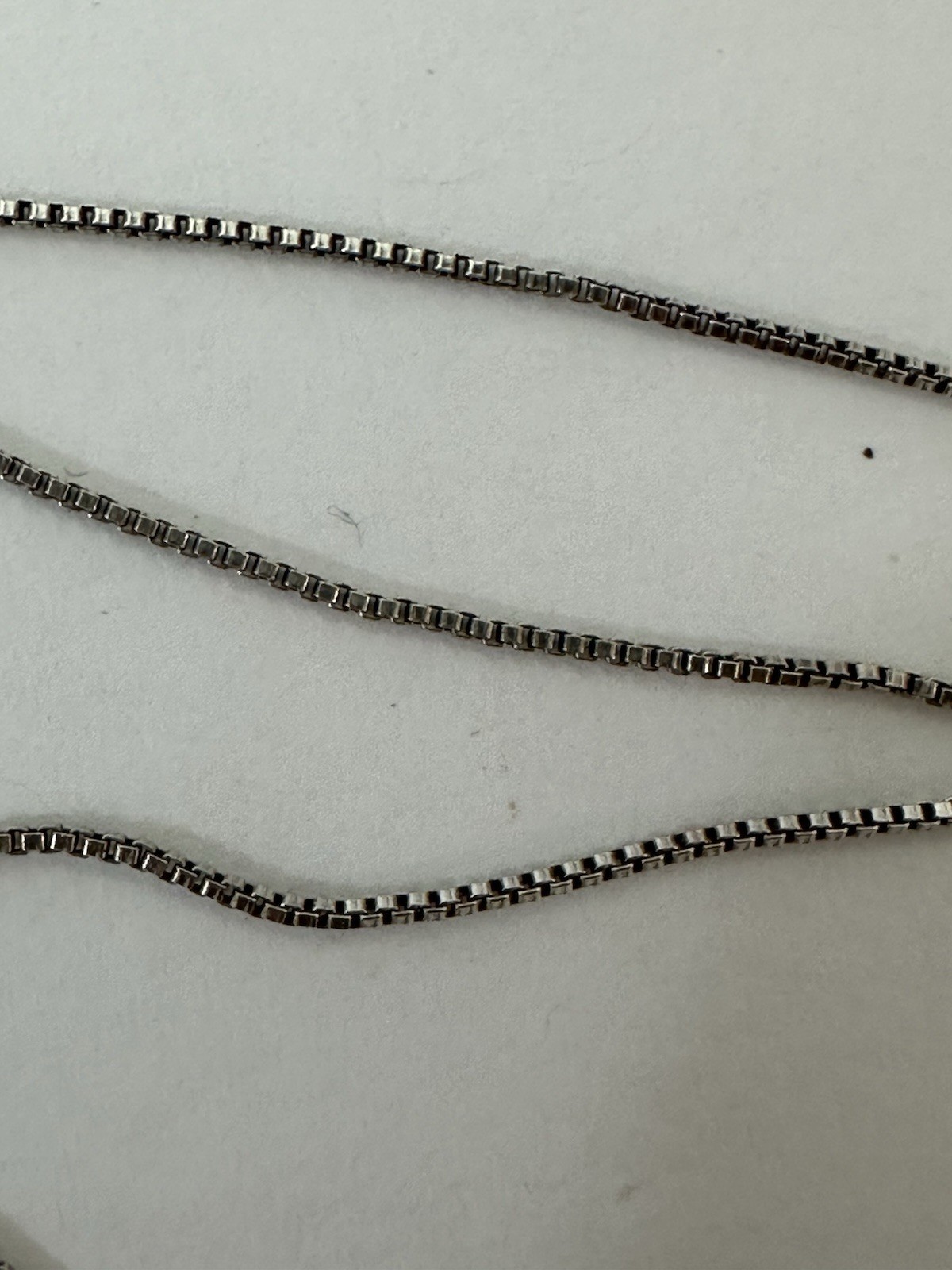 Classic Sterling Silver Box Chain Necklace
