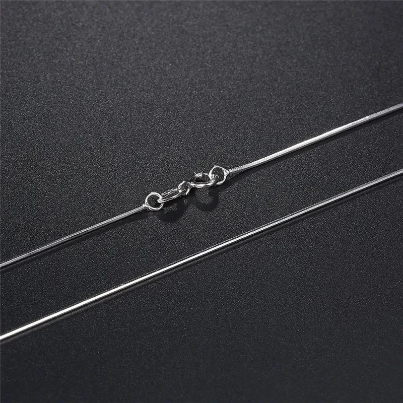Men&Women’s 925 Sterling Silver Tarnish-Free Italian Snake Chain Necklace 16-24*