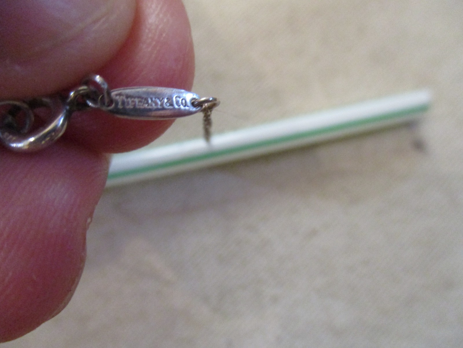 Tiffany&Co Elsa Peretti Chain Necklace in Sterling Silver+ James Avery Sterling
