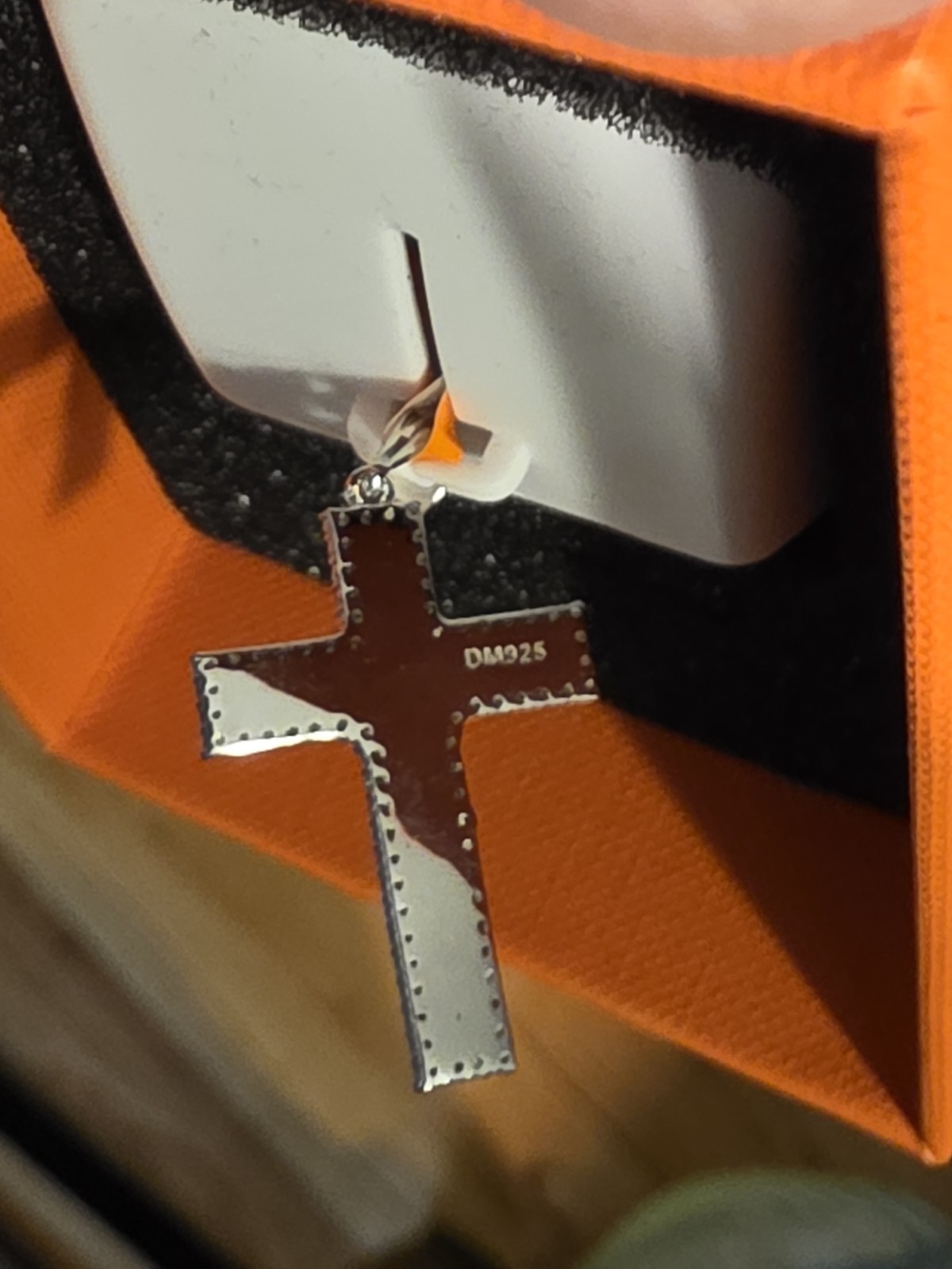 Moissanite Cross Pendant 925 Sterling Silver 1.00ctw Silver Religious