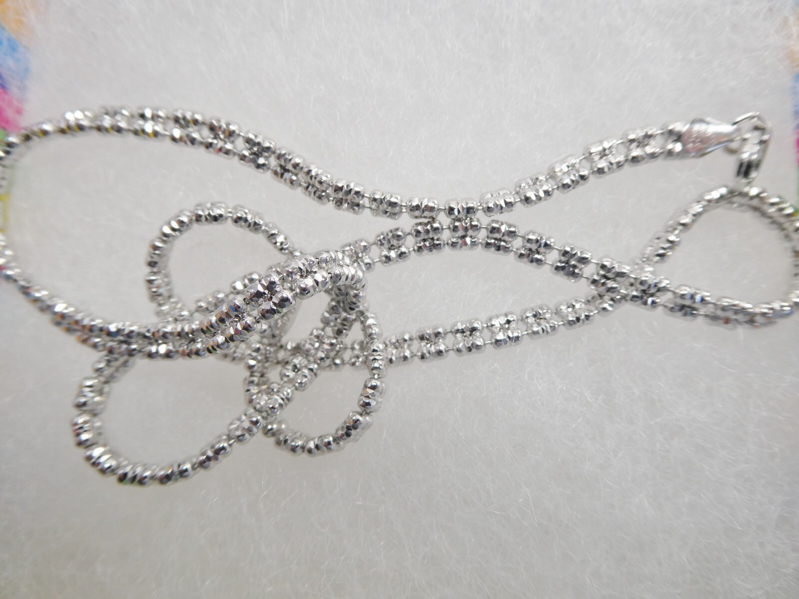REAL 925 STERLING SILVER 4MM FLAT ICE LINK CHAIN NECKLACE