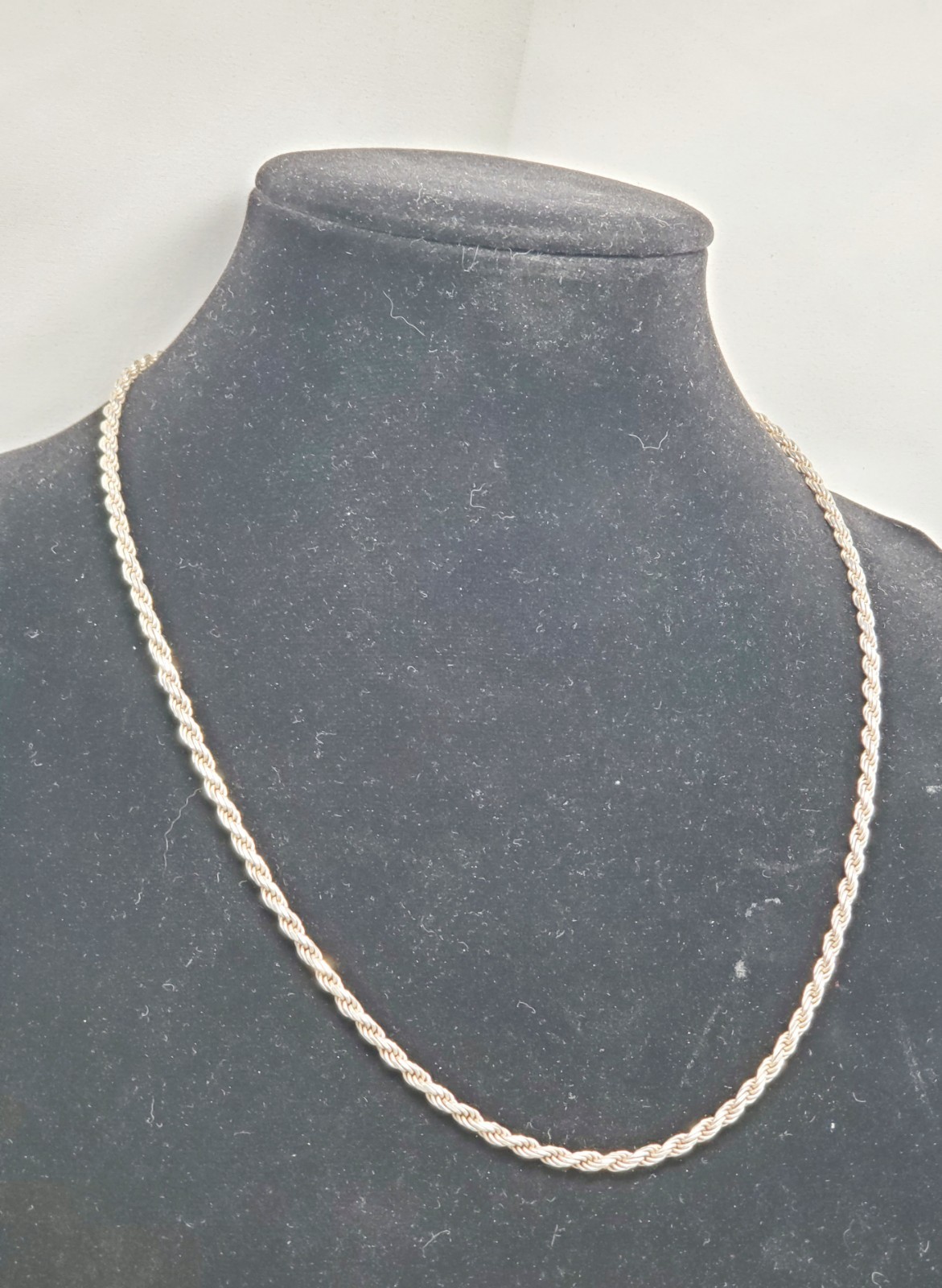 22″ 3.2mm925 Sterling Silver Diamond Cut Rope Chain Necklace ~20g Best Ebay Deal