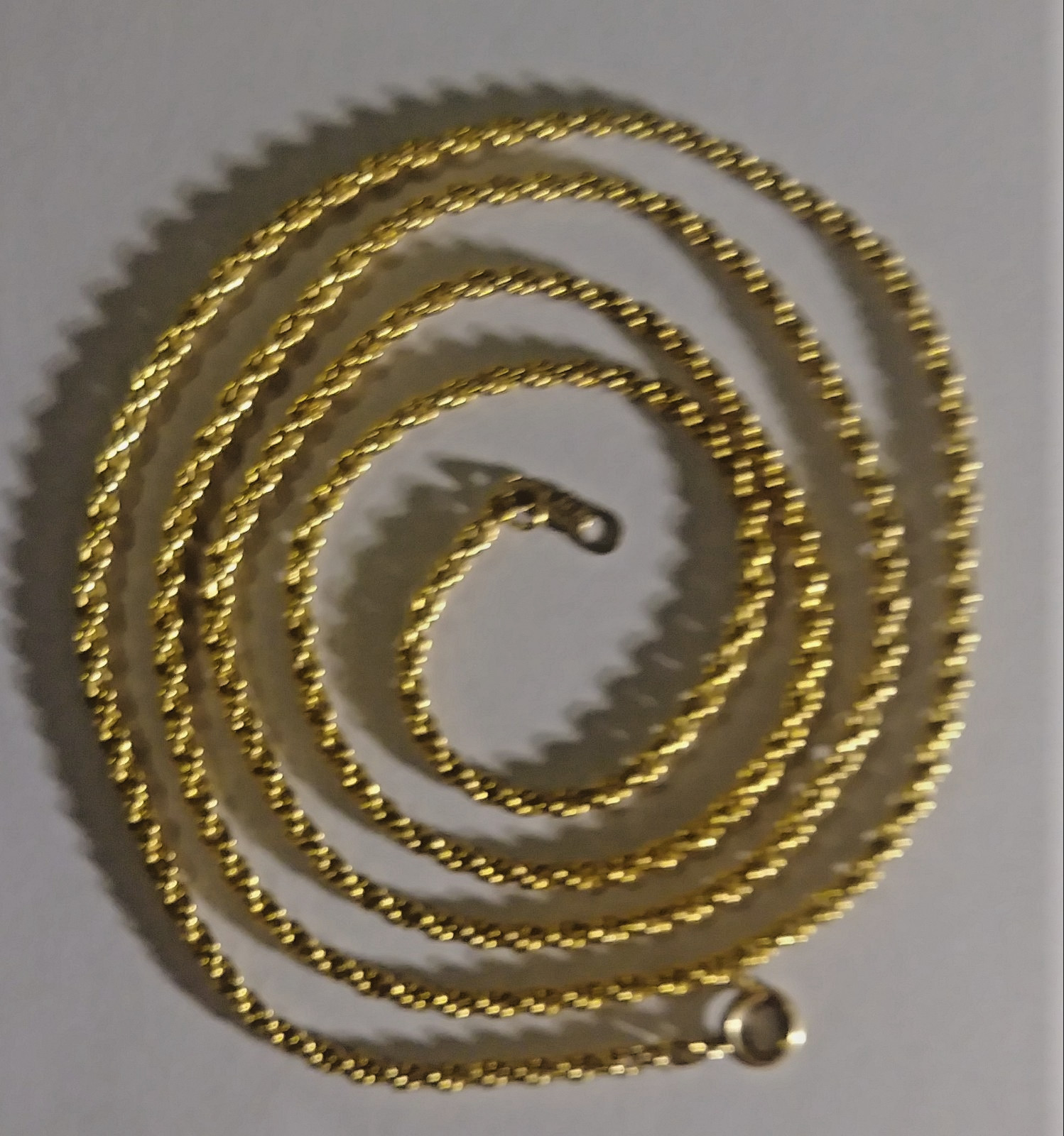 12k GF 21″ Rope Chain by JC Company 2mm 8.3 grams