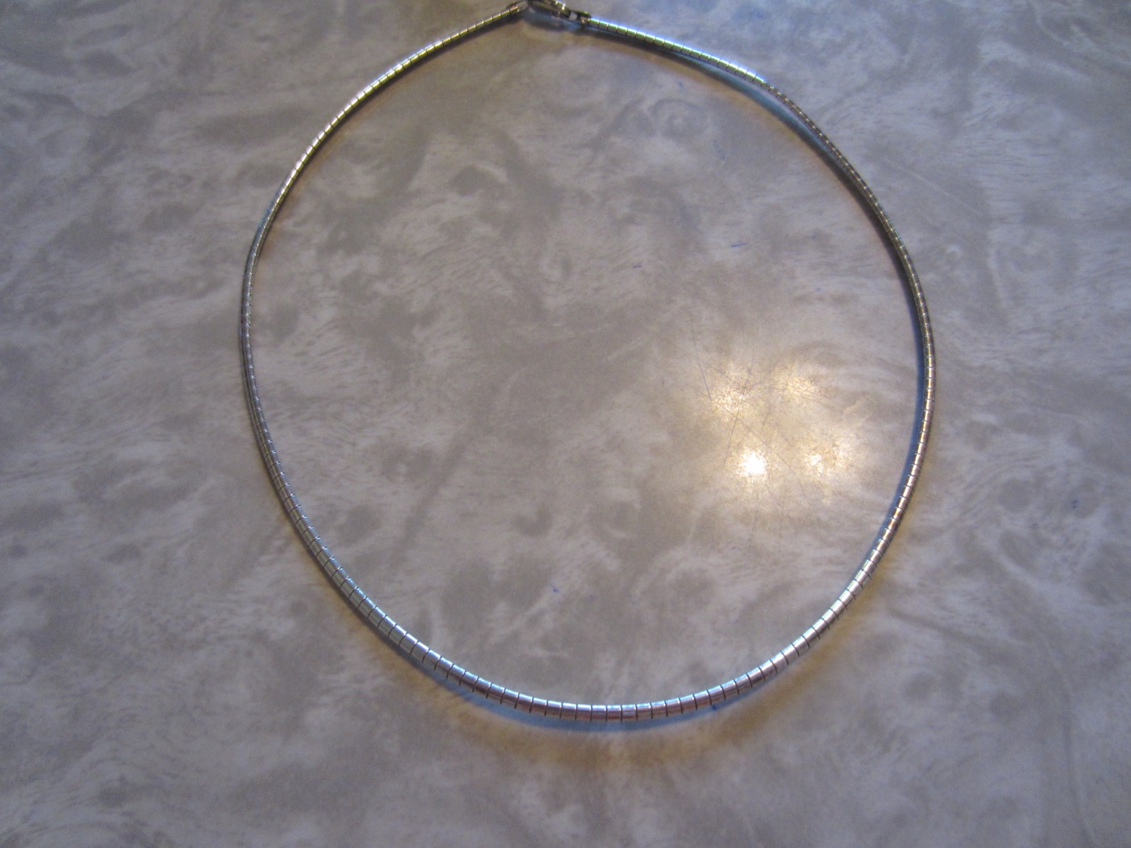 NWOT women’s GORGEOUS 11 grams hallmarked 925 thick choker lobster clasp
