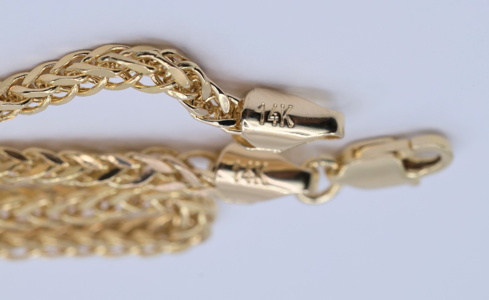 Beautiful 14K Solid Yellow Gold Designer Franco Link Chain Necklace – 18″ Length