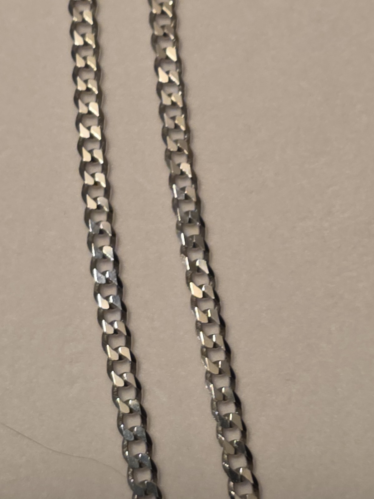 24″ 925 Italy Sterling Silver Curb Chain Necklace Lobster Clasp Brand New