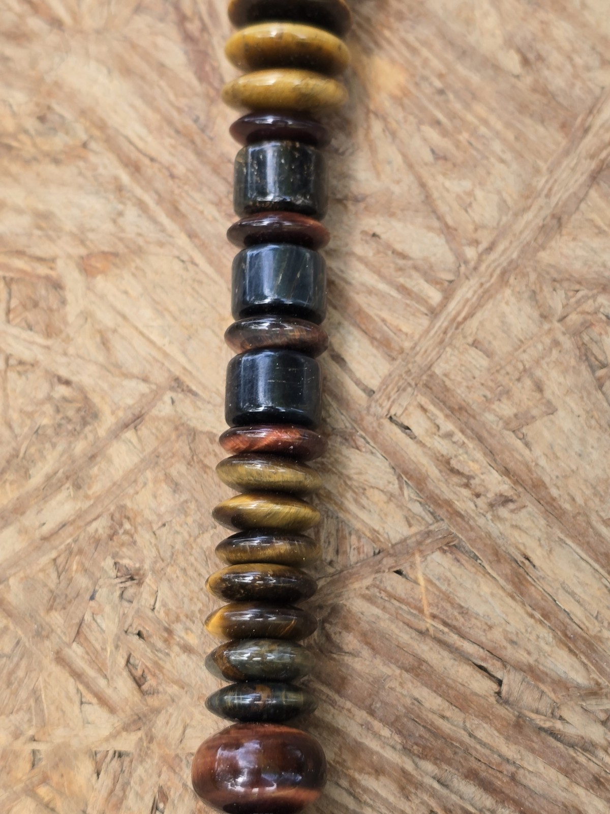 Jay King DTR Tiger Eye Gemstone Necklace Graduated….copper Clasp