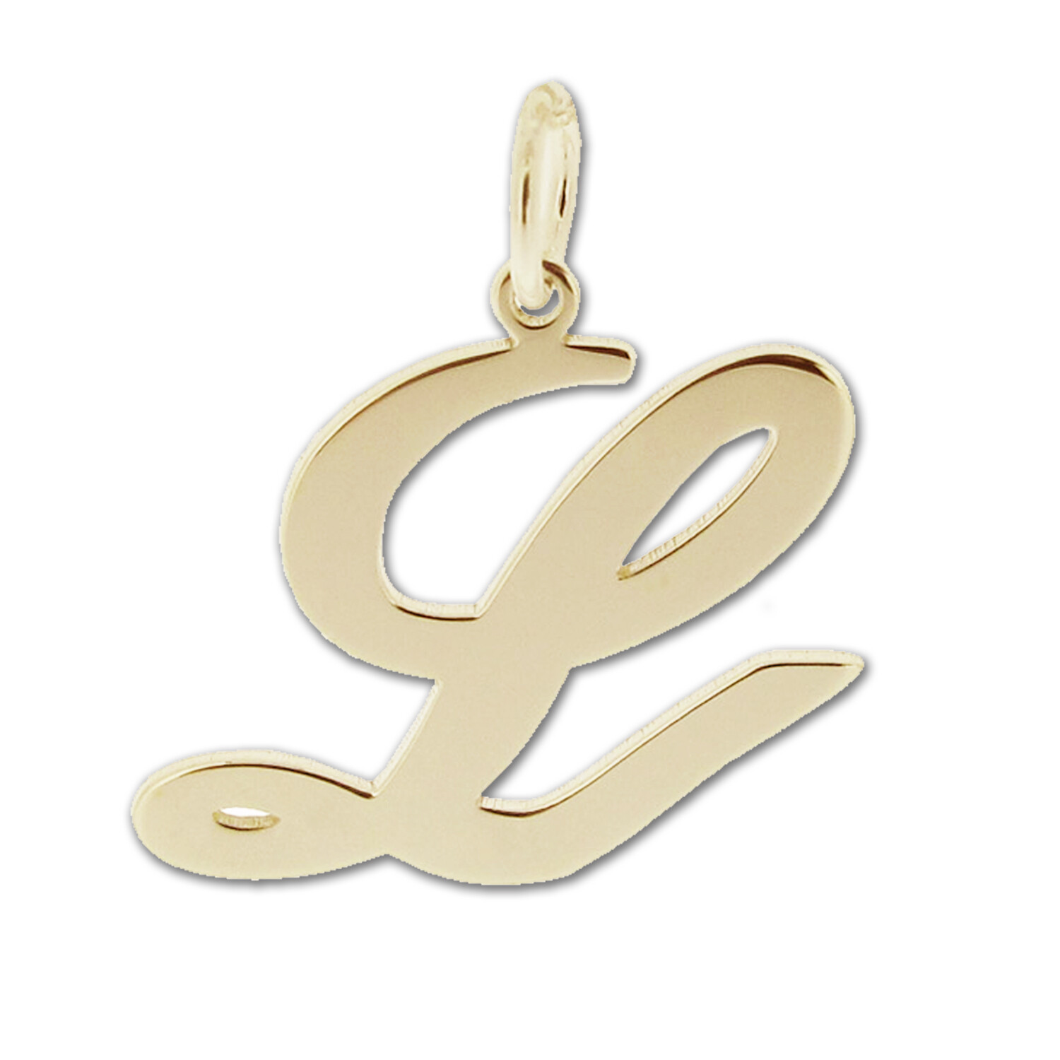 9ct Gold Plated Any Initial Letter Name Pendant Charm Necklace & Chain Option