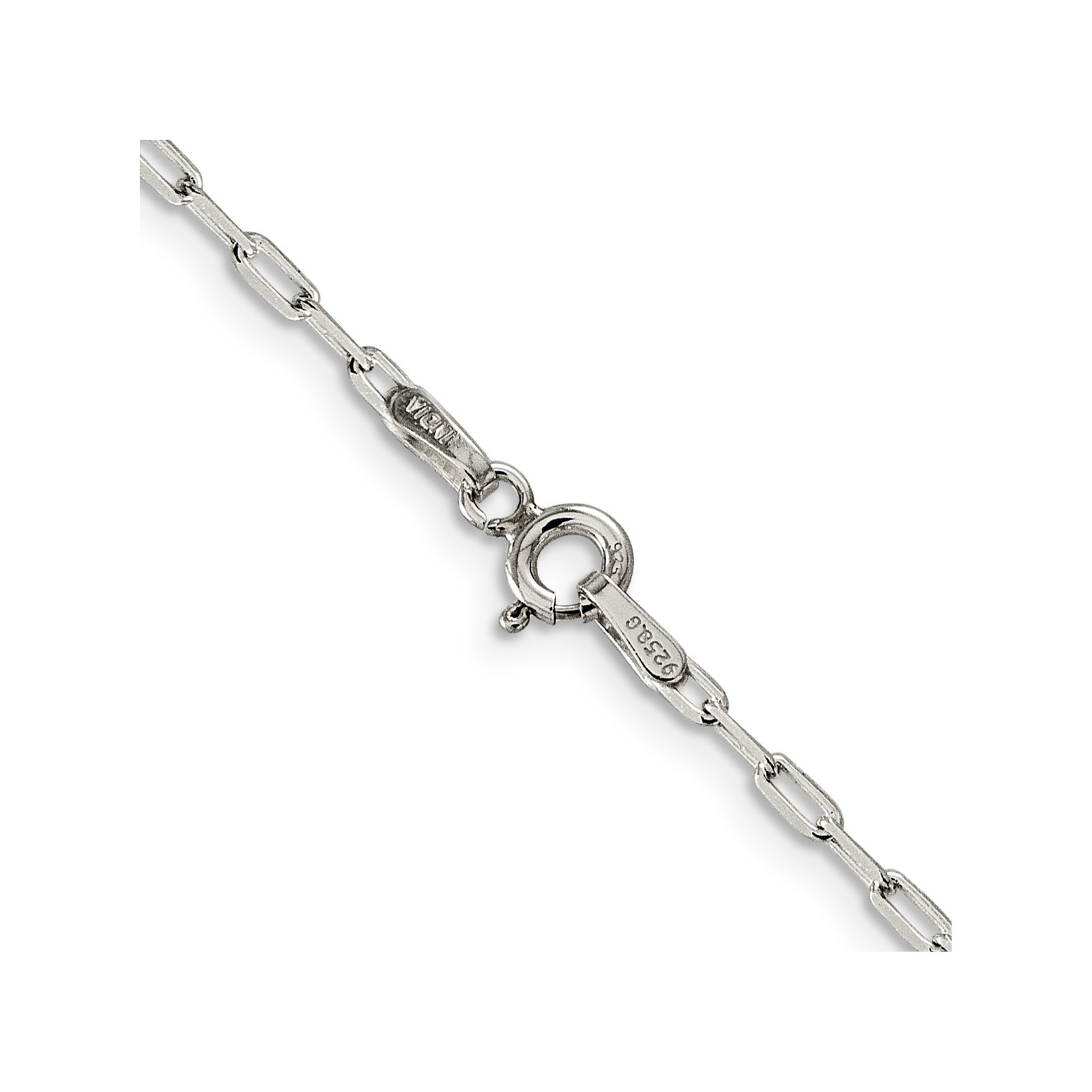 Sterling Silver Elongated Open Link Chain Chain 1.75-5mm 7-36″
