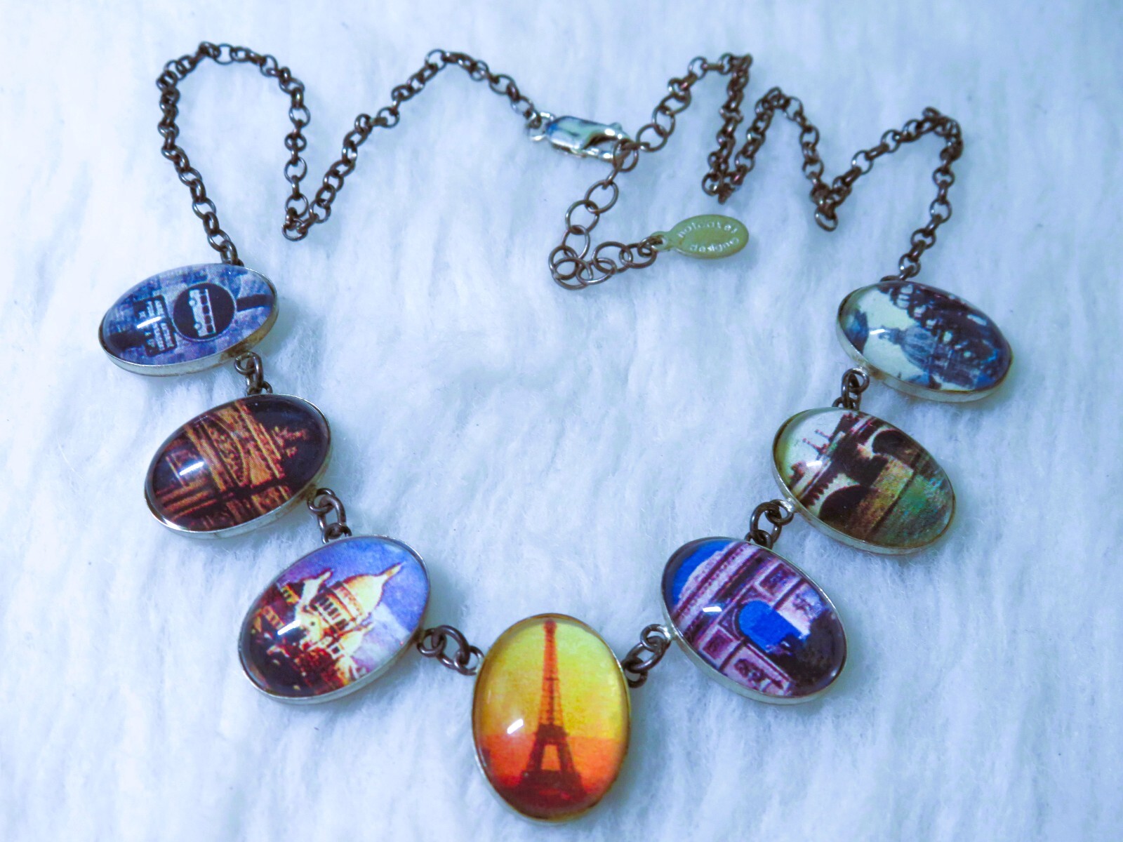 France theme, Hotcakes Design sterling silver Necklace
