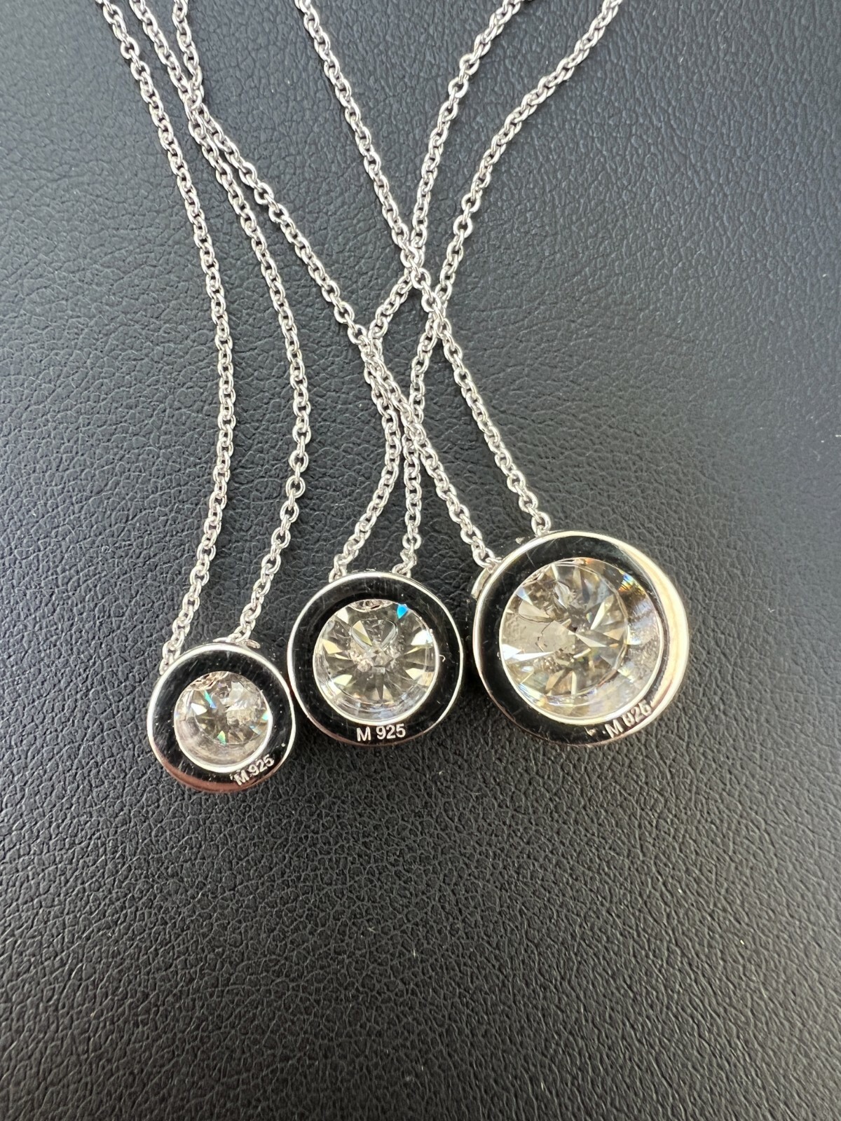 925 Silver Real Moissanite Solitaire Pendant Necklace GRA Passes Diamond Tester