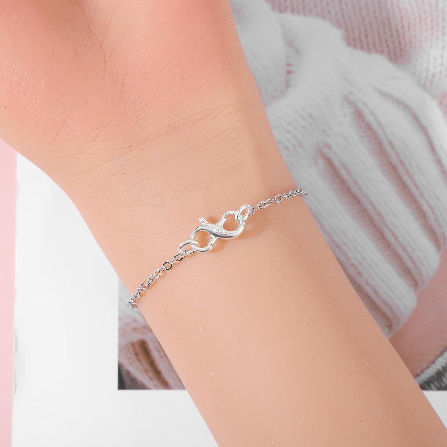 925 Sterling Silver Clasp Double Opening Lobster Claw Clasps Necklace