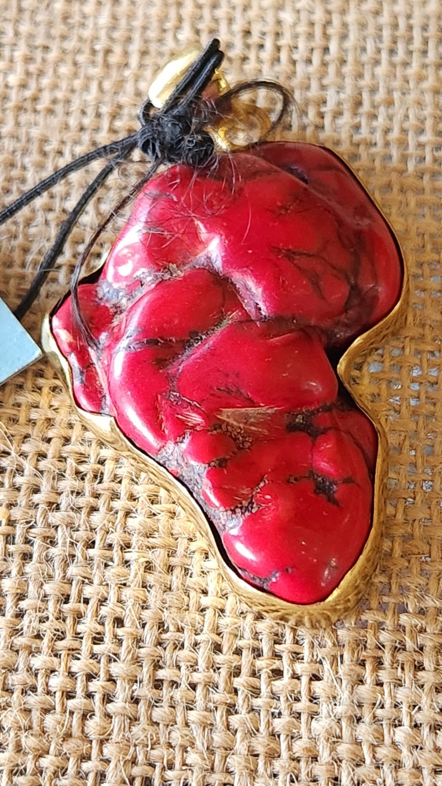 Charles Albert Coral Pendant Alchemia Metal Very Large Pendant 2.72″ X 1.46″
