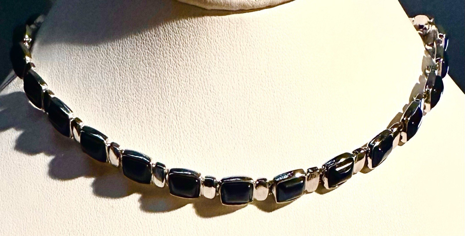 Emerald Cut Lab Created Gemstone Halo TennisNecklace from Sam’s Club.