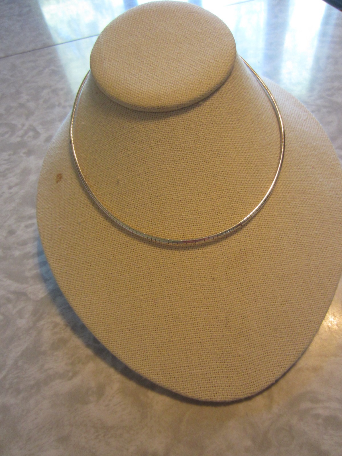 NWOT women’s GORGEOUS 11 grams hallmarked 925 thick choker lobster clasp