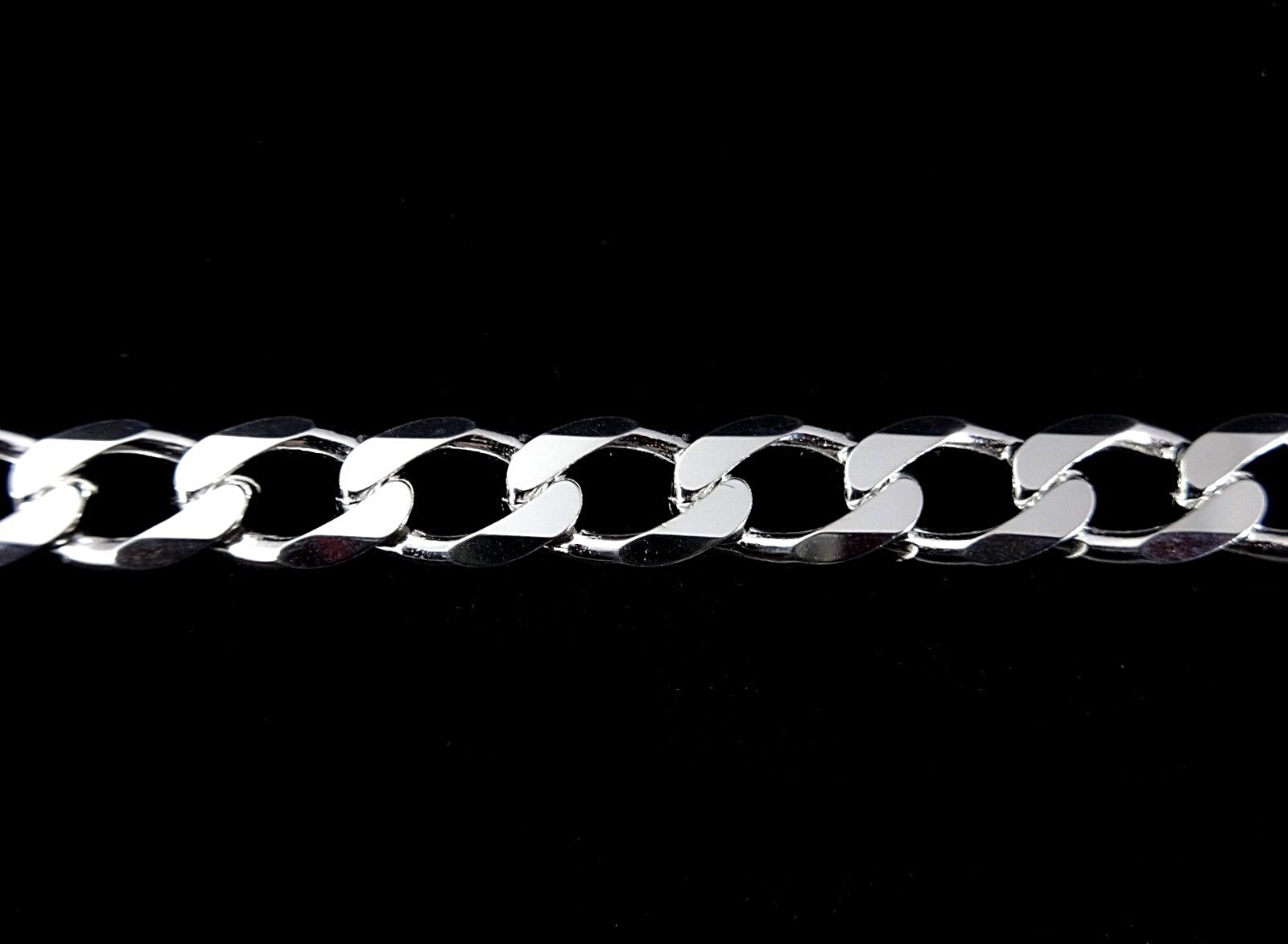 7MM Solid 925 Sterling Silver Italian CUBAN CURB Men’s Chain Made in Italy