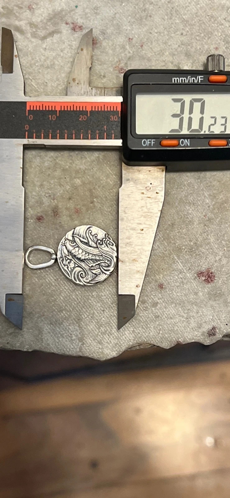 David Yurman Sterling Silver Dragon Amulet b