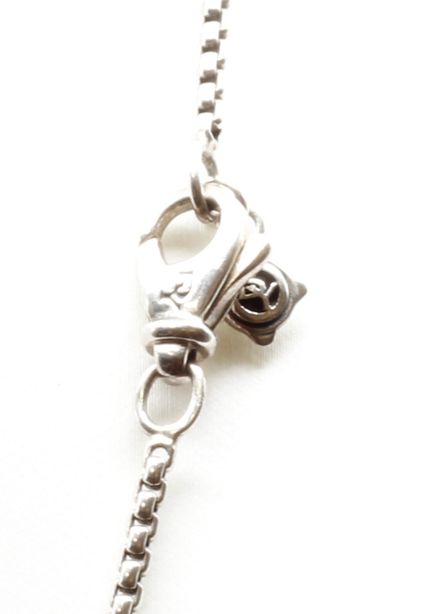 David Yurman Petite Pavé Single Station Necklace with Pink Sapphires 16-17″