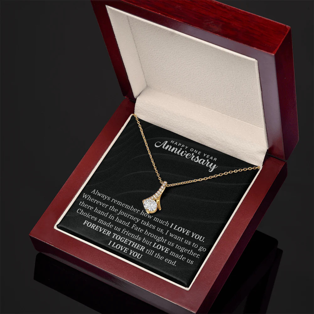Happy One Year anniversary Alluring Beauty Necklace