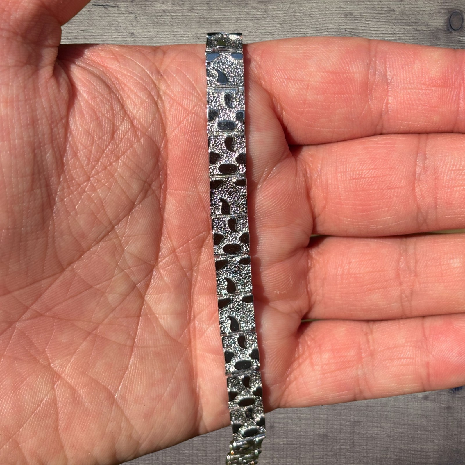 8mm Custom Nugget Bracelet – Real Solid 925 Sterling Silver Or 14k Gold Vermeil