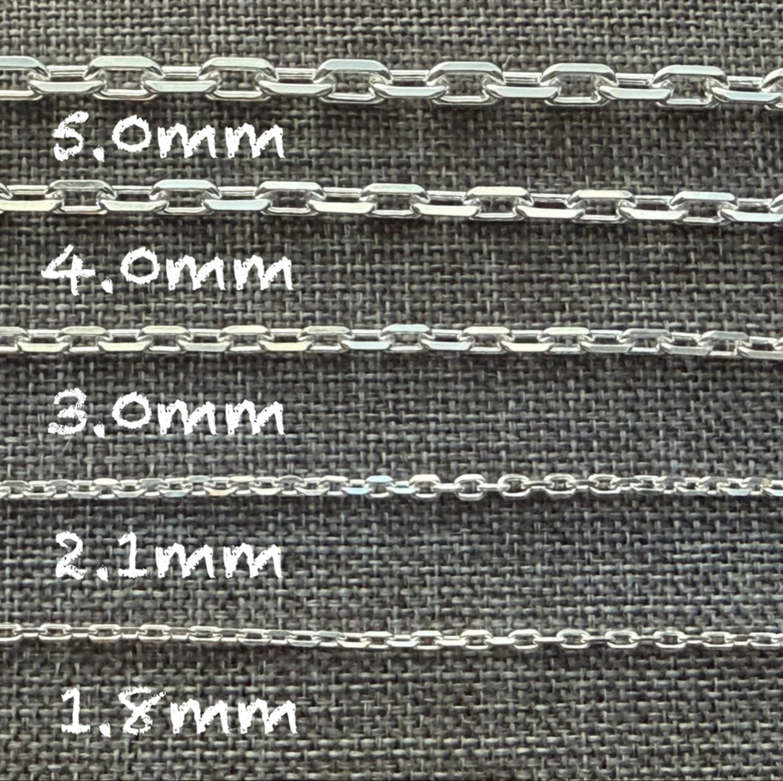 Sterling Silver Mariner Anchor Chain Necklace 1mm 2mm 3mm 4mm 5mm 7-30″ Unisex