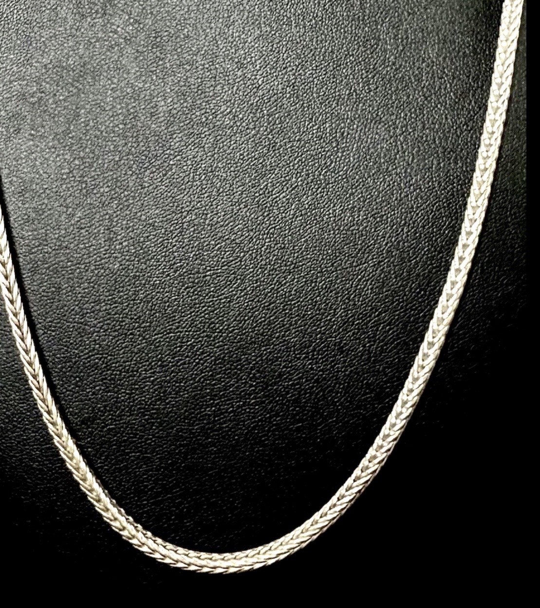 Vintage 925 Sterling Silver Bali Foxtail Necklace 21” 32g Men Unisex Hook Clasp