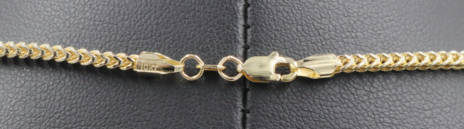 Classic 10KT Yellow Gold 2.1mm High Shine Franco Chain 20″ Necklace AVI – 6.43g