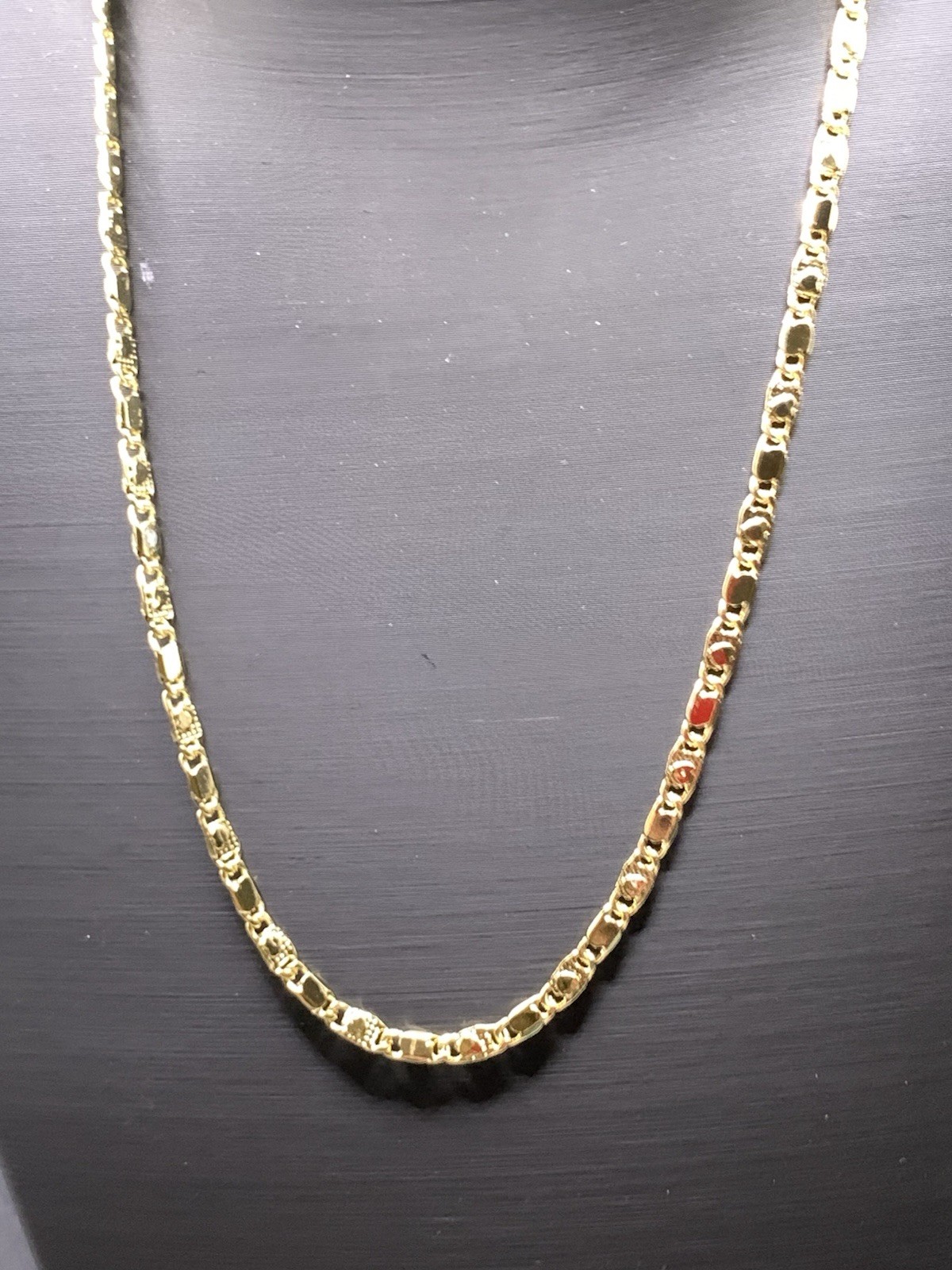 14k Yellow Gold Filled Heart Valentino 18” Necklace