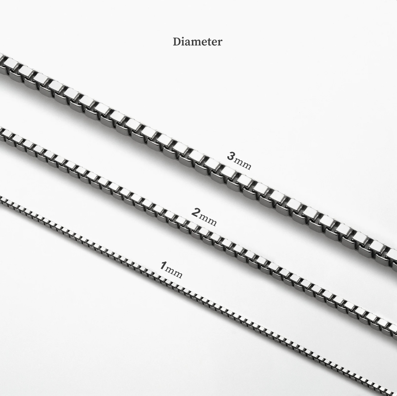Real Solid 925 Sterling Silver Box Chain 1-3mm Necklace Men Ladies 18-30″ ITALY