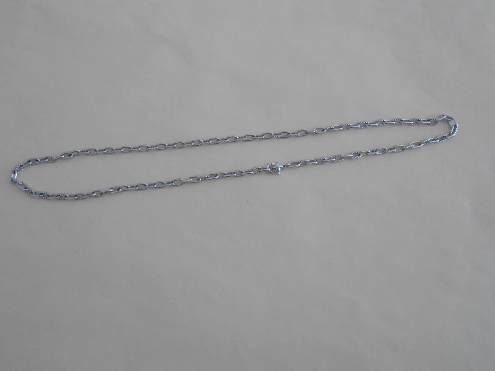 $395 David Yurman Sterling Silver 3mm Madison chain Necklace 18”