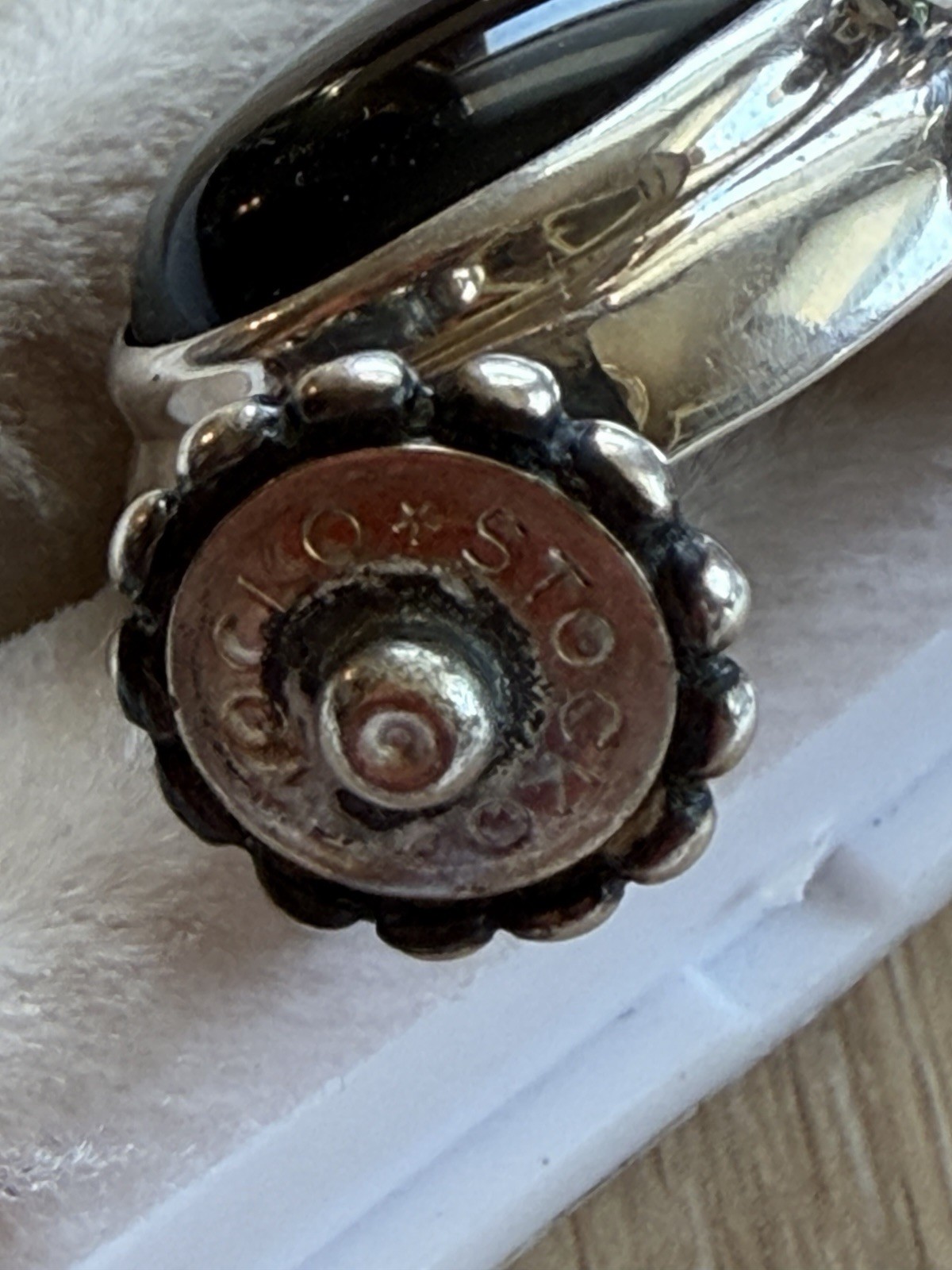Joseph Esposito ESPO Sterling Black Onyx pendant