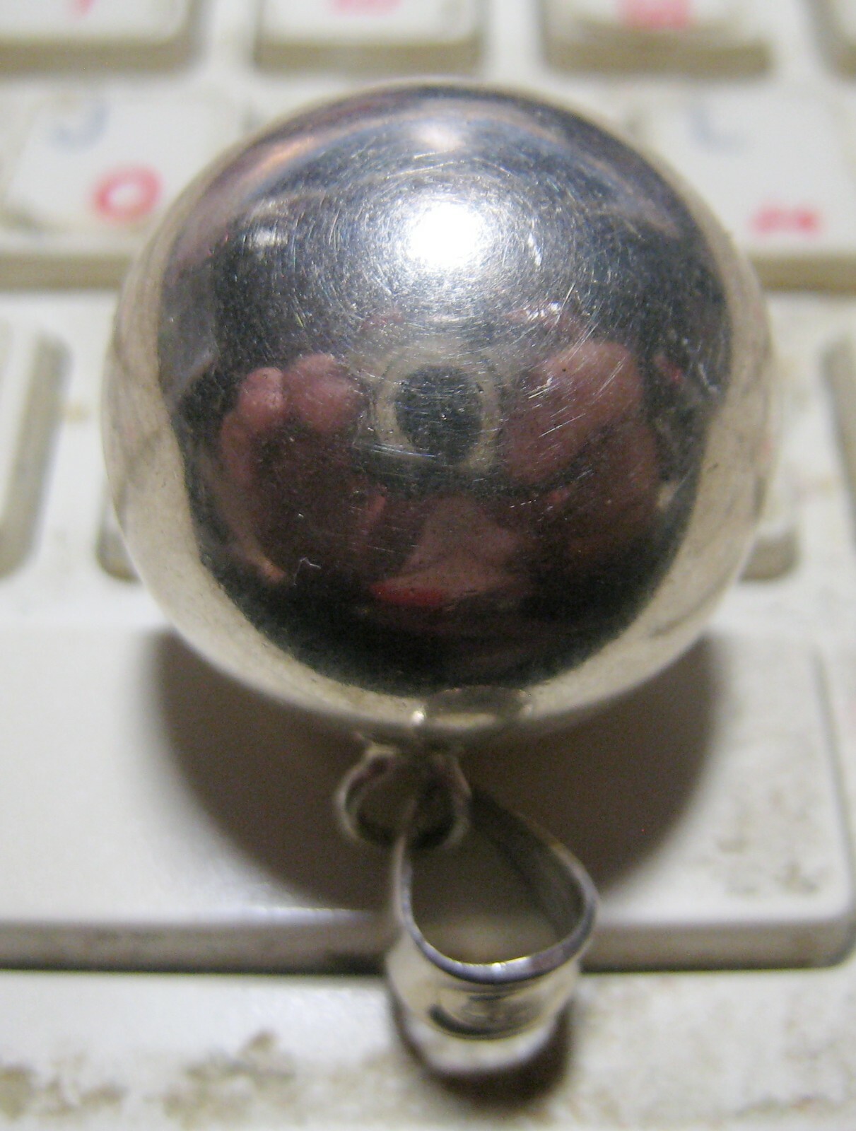 Pendant Fine Silver .925 with Stone 15g Very Good
