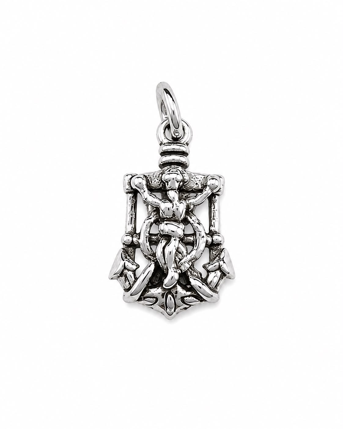 925 Sterling Silver Mariner’s Cross Pendant Anchor Christian Religious Jewelry