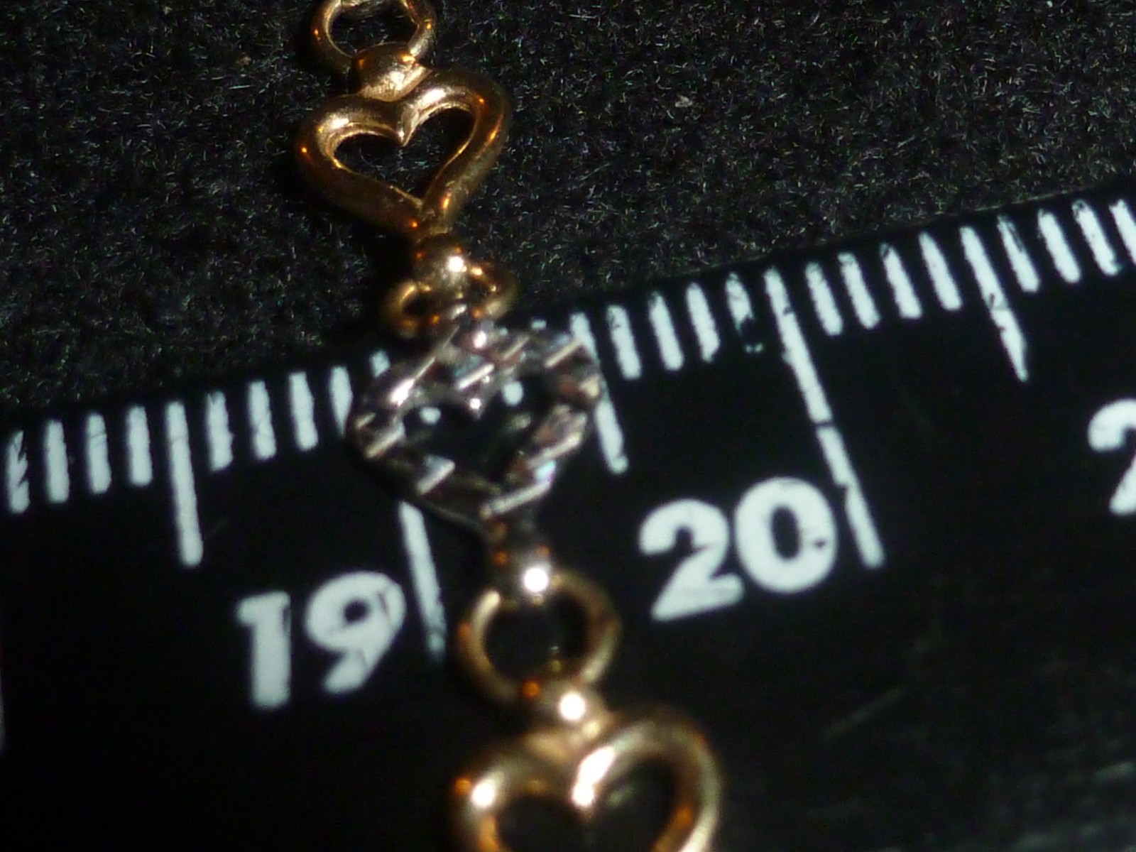 10K SOLID YELLOW & WHITE GOLD DIAMOND-CUT HEARTS TENNIS BRACELET – 7″ – 3.32 G