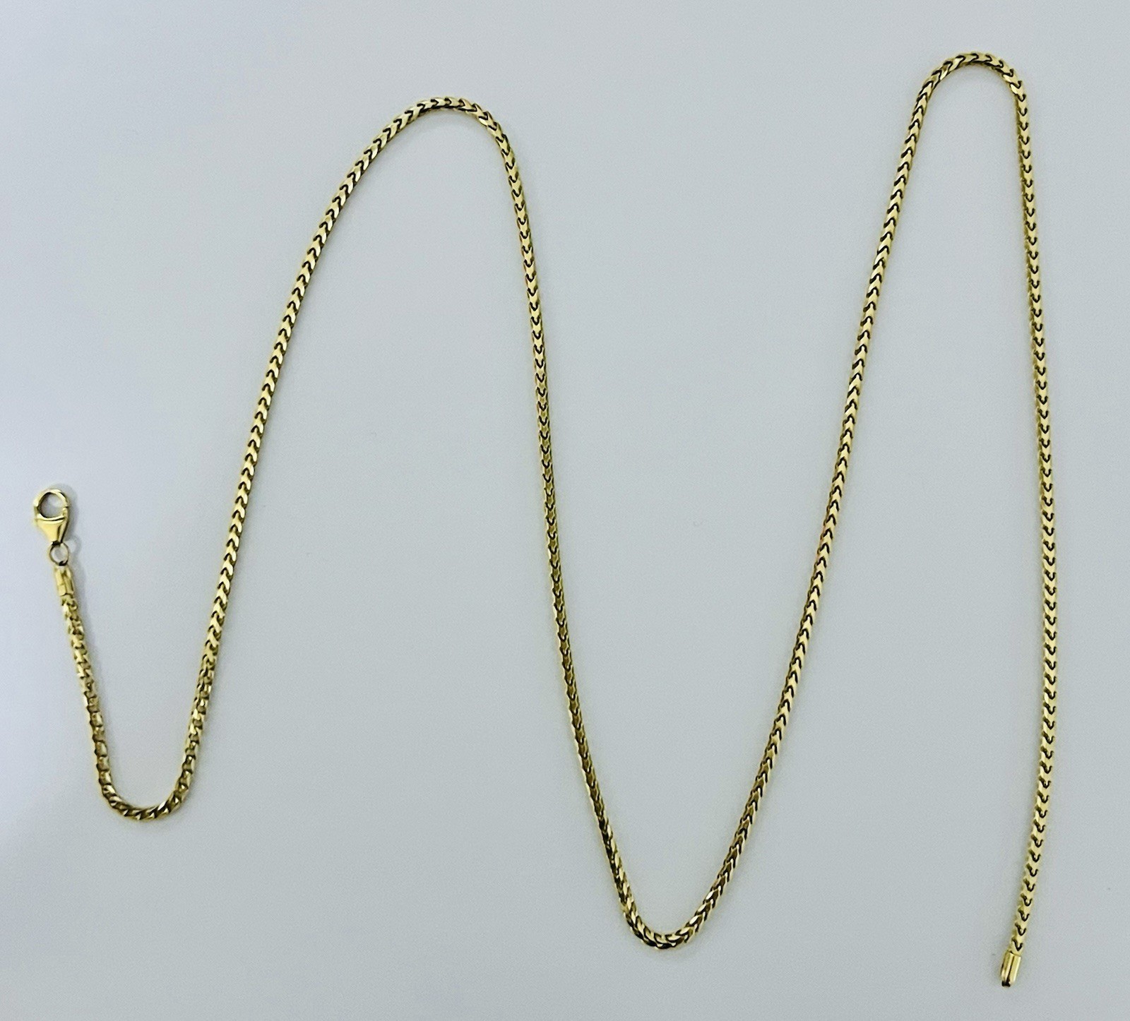 14K Solid Yellow Gold Franco Chain 27” 2.5mm 19.23 Grams